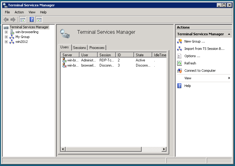 windows server 2012 remote desktop management server